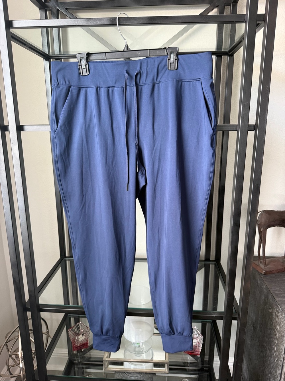 Boston Proper Navy Drawstring Jogger Pants
